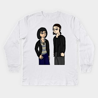 Genderbent Mike and El Kids Long Sleeve T-Shirt